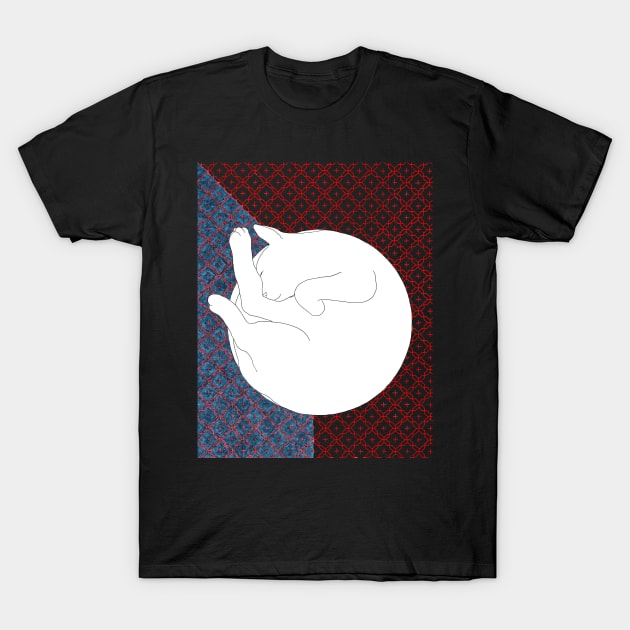 Sleeping Cat T-Shirt by Nagisa